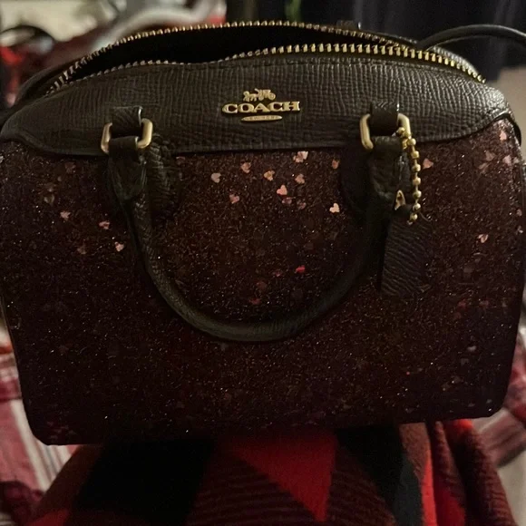 ✨ Rare ✨Coach Mini Handbag Rhinestone Rhinestone Coach Bag Pink | TikTok